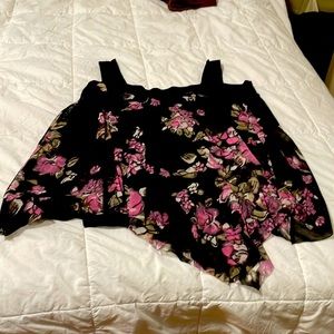 Dual layer flowy tank top